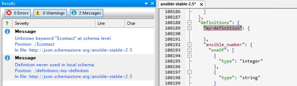 Inserting a new definition in a JSON Schema with more than 100k lines