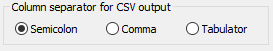 15. Options to set column separator